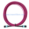 MTP Female to Female 12 Fibers OM4 50/125 Multimode Trunk Cable, Polarity B, Elite, Plenum (OFNP) Bunch