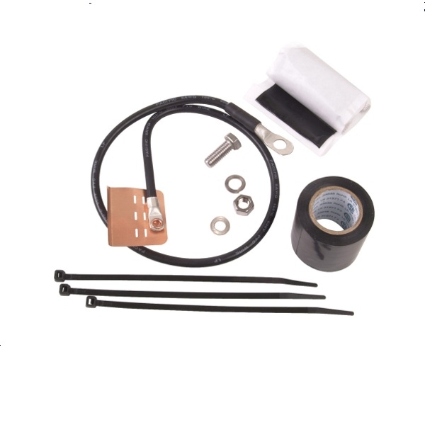 Standard Grounding Kit for 1/4 in and 3/8 in corrugated & braided coaxial cable