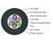 Fiber optic cable GYTY53
