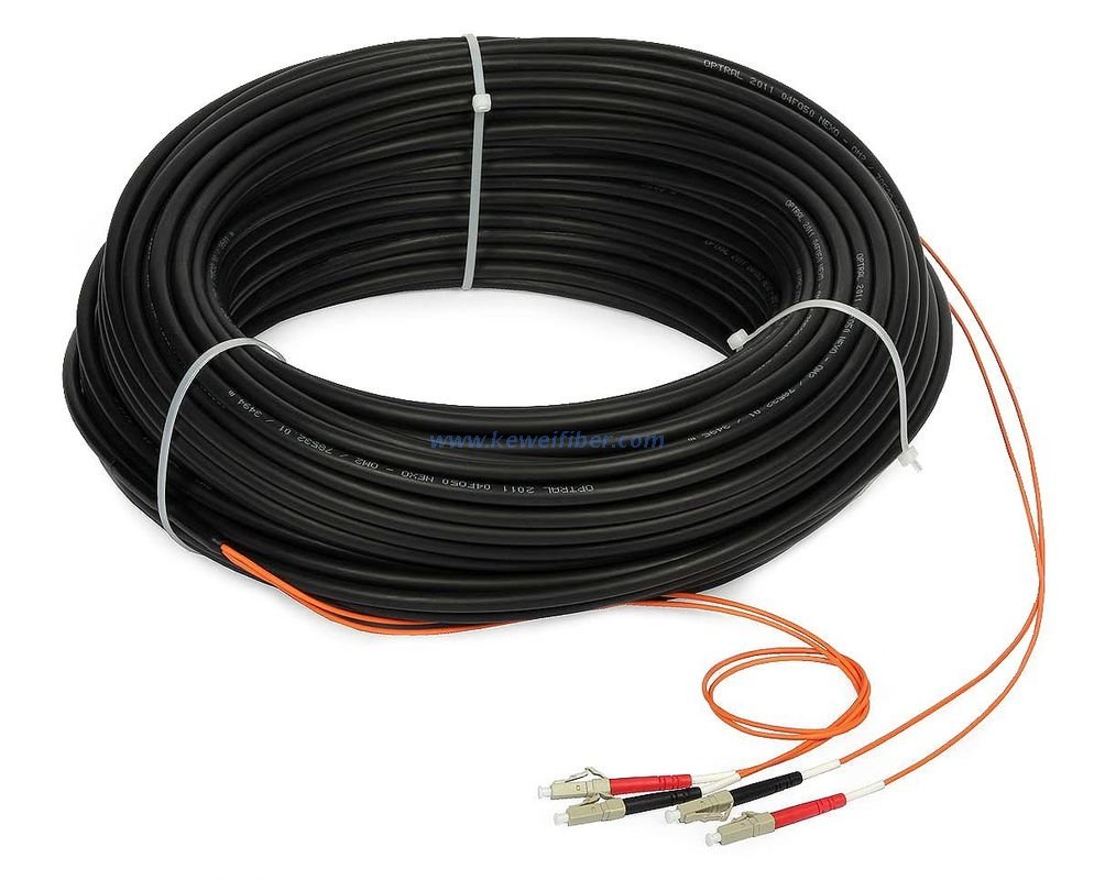 Outdoor fiber optic patch cord