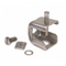 Universal angle adapters, 3/4" hole for snap-in hangers with one insert for conversion to a 3/8" tapped hole