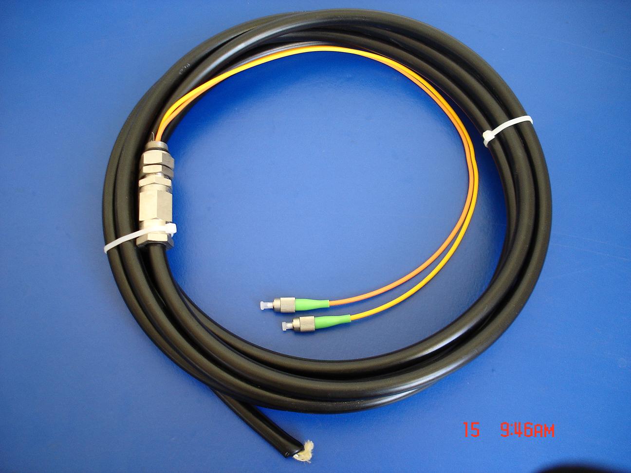 FC/APC 2cores waterproof pigtail for CATV