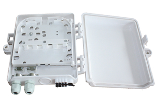 1*8 FTTH Outdoor Optical Fiber Distribution Box / Cable Terminal Box