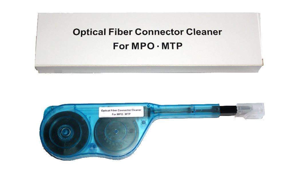 Fiber Optic Cleaning Tool for MPO and MTP Connectors MPO One Click Cleaner, 500 Cycles Cleaning Connector Equipment 
