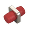 FC/APC to FC/APC Simplex Single Mode Square Solid Type One Piece Metal Fibre Optic Adapter/Coupler with Flange