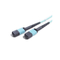 MTP-MTP Female to Female Trunk Fiber Optic Patch Cord OM3 Multimode simplex