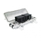 128 core inline Horizontal fiber optic splice enclosure