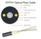 Black Polyethylene non-armored optical fiber optic price, uni-tube single jacket 12 core fiber optic cable