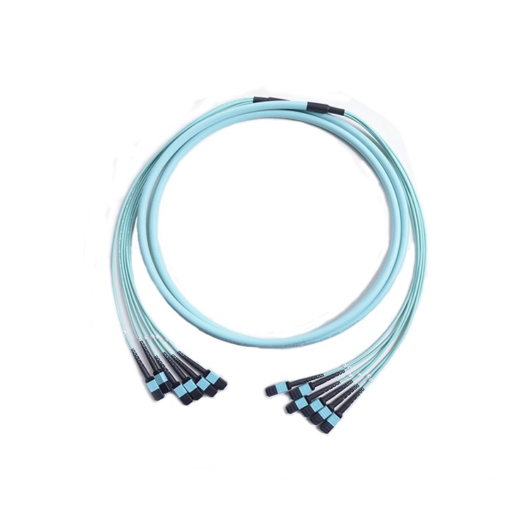MTP-MTP Female to Female Trunk Fiber Optic Patch Cord OM3 Multimode simplex