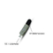 ST female to SC male simplex type hybrid optic fiber adapter 
