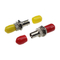 ST to ST Simplex Singlemode Metal Fiber Adapter, Without Flange