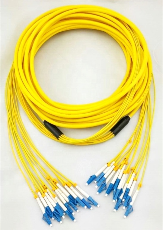 Bundle fiber optical patch cord 72 cores or 144 cores fanout patch cord