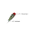 LC/PC male to FC/PC female hybrid optical fibre adapter 