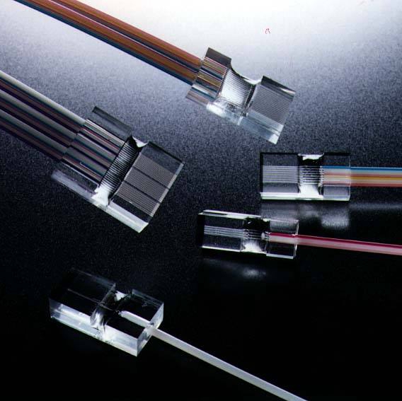 PLC Fiber Optical Splitter Chip & Fiber Array & V-Groove