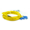 LC-SC/UPC4-12cores Pre-terminated Fiber optic patch cord singlemode duplex lszh
