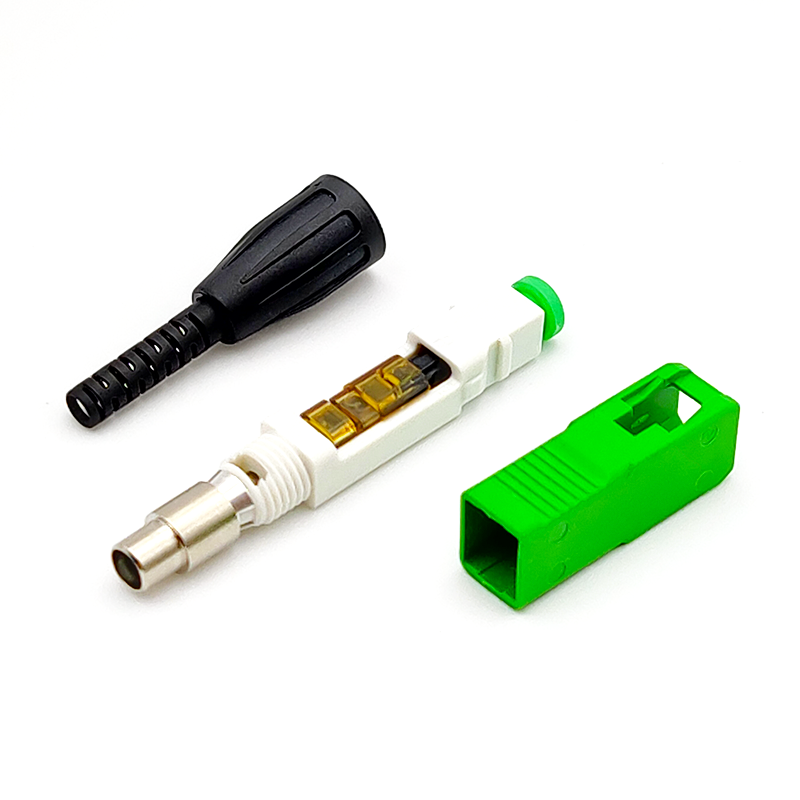 FTTH Field-mounted Fiber Optical Fast Connector Click SC APC Field Connector