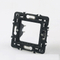 French Type Single Gang Network Faceplate Toolless Shielded STP CAT6 Modular Jack RJ45 Face Plate