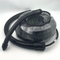 Harsh environment tactical armored fiber cable assembly/patch cords high pulling tension dual jacket cable