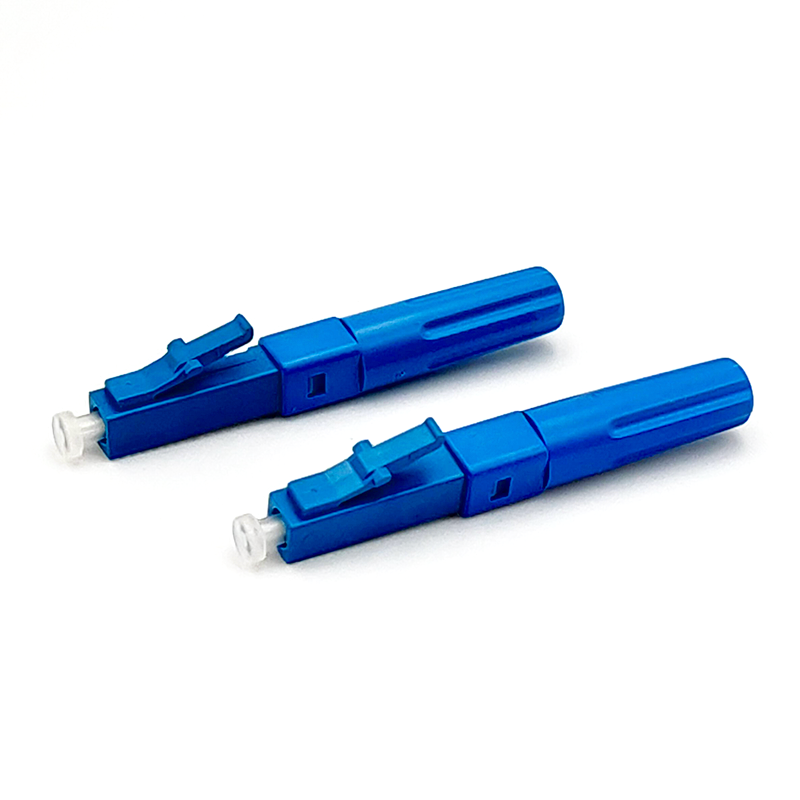 Fiber Optical LC SM UPC Fast connector suitable for 0.9mm round cable Quick LC connector