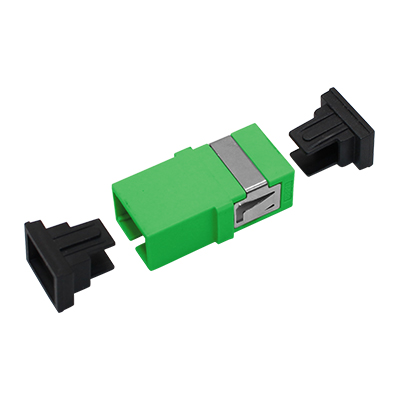 SC APC Fiber Optic Adapter Without Flange stock