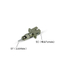 SC female to ST male simplex type hybrid optic fiber adapter 