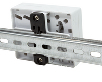 Din rail FTTH face plate indoor connector box 