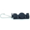 FTTH S type flat open hook fiber drop wire cable tension clamp