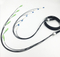 PVC steel wire hose High temperature resistance pulling eyes transparent protective tube pipe for fiber optic cable assembly